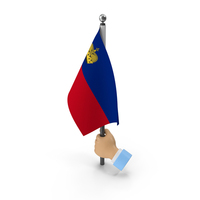 Hand Holding Flag Liechtenstein PNG & PSD Images