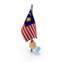 Hand Holding Flag Malaysia PNG & PSD Images