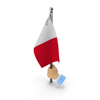 Hand Holding Flag Malta PNG & PSD Images