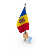 Hand Holding Flag Moldova PNG & PSD Images