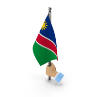 Hand Holding Flag Namibia PNG & PSD Images
