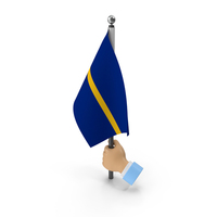 Hand Holding Flag Nauru PNG & PSD Images