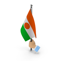 Hand Holding Flag Niger PNG & PSD Images