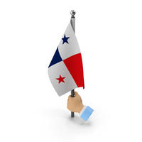 Hand Holding Flag Panama PNG & PSD Images