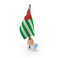 Hand Holding Flag Republic of Abkhazia PNG & PSD Images