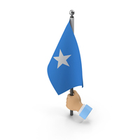 Hand Holding Flag Somalia PNG & PSD Images