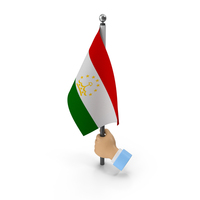 Hand Holding Flag Tajikistan PNG & PSD Images