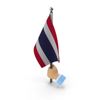 Hand Holding Flag Thailand PNG & PSD Images