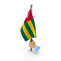 Hand Holding Flag Togo PNG & PSD Images