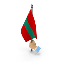 Hand Holding Flag Transnistria PNG & PSD Images