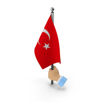 Hand Holding Flag Turkey PNG & PSD Images