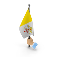Hand Holding Flag Vatican City PNG & PSD Images