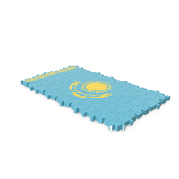 Kazakhstan Flag Puzzle PNG & PSD Images