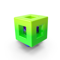 Abstract Hollow Boxes Icon PNG & PSD Images