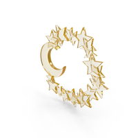 Round Glass Moon Stars Frame PNG & PSD Images