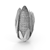 Wireframe Corn PNG & PSD Images