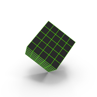 Wireframe Techno Cube PNG & PSD Images