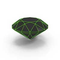 Wireframe Techno Diamond PNG & PSD Images