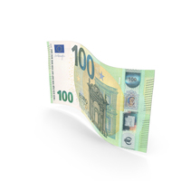 100 Euro Money Flag Note PNG & PSD Images