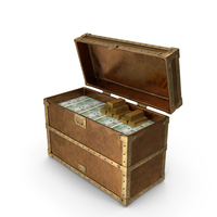 100 Euro Money Lots Gold Treasure Biscuits PNG & PSD Images