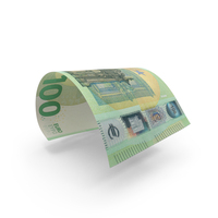 100 Euro Note Fly Money PNG & PSD Images