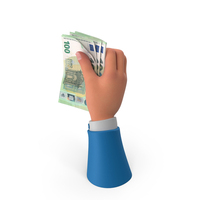 Bill 100 Euro Money Currency Notes Hand Hold PNG & PSD Images
