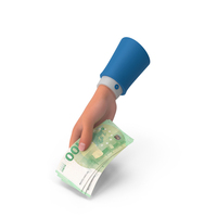 Giving 100 Euro Money Bill Hand Hold PNG & PSD Images