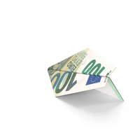 Paper Plane 100 Euro Note Money PNG & PSD Images