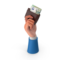 Hand Hold Money Wallet Bill 100 Euro PNG & PSD Images