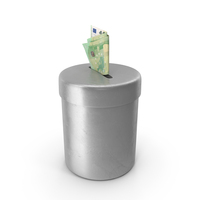 Save 100 Euro Money Notes Currency Box PNG & PSD Images
