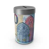 20 Euro Money Note Save Box PNG & PSD Images