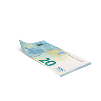 20 Euro Money Note Single Ground PNG & PSD Images
