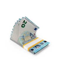 Cash Flow 20 Euro Money PNG & PSD Images