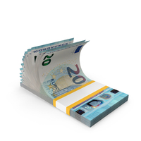 Fan Flow 20 Euro Money PNG & PSD Images