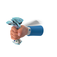 Giving 20 Euro Money Strength Hand Hold PNG & PSD Images
