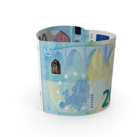 Heart Shape 20 Euro Note PNG & PSD Images