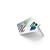 Paper Plane 20 Euro Note Money PNG & PSD Images