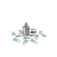 Save 20 Euro Money Notes Box Ground PNG & PSD Images