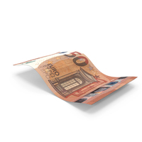 50 Euro Money Falling Note PNG & PSD Images
