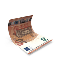 50 Euro Money Fly Note PNG & PSD Images