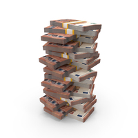 50 Euro Money Lots Bills Stack Arranged PNG & PSD Images