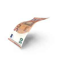 50 Euro Money Note Single Fall PNG & PSD Images
