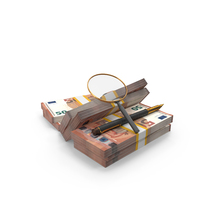 50 Euro Money Notes Currency Single Bill Magnify Pen PNG & PSD Images