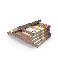 50 Euro Money Notes Lots Currency Arranged PNG & PSD Images