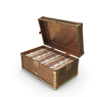 50 Euro Money Treasure Box Treasure PNG & PSD Images