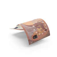 Falling 50 Euro Money Notes Currency Bill PNG & PSD Images