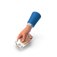 Hand Give Money Bill 50 Euro PNG & PSD Images