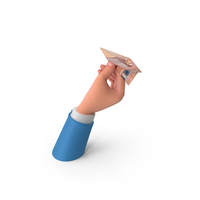 Hand Hold Paper Plane 50 Euro Note PNG & PSD Images