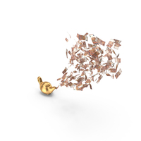 Magic Lamp 50 Euro Money Flow PNG & PSD Images