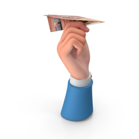 Paper Plane 50 Euro Note Hand Hold PNG & PSD Images